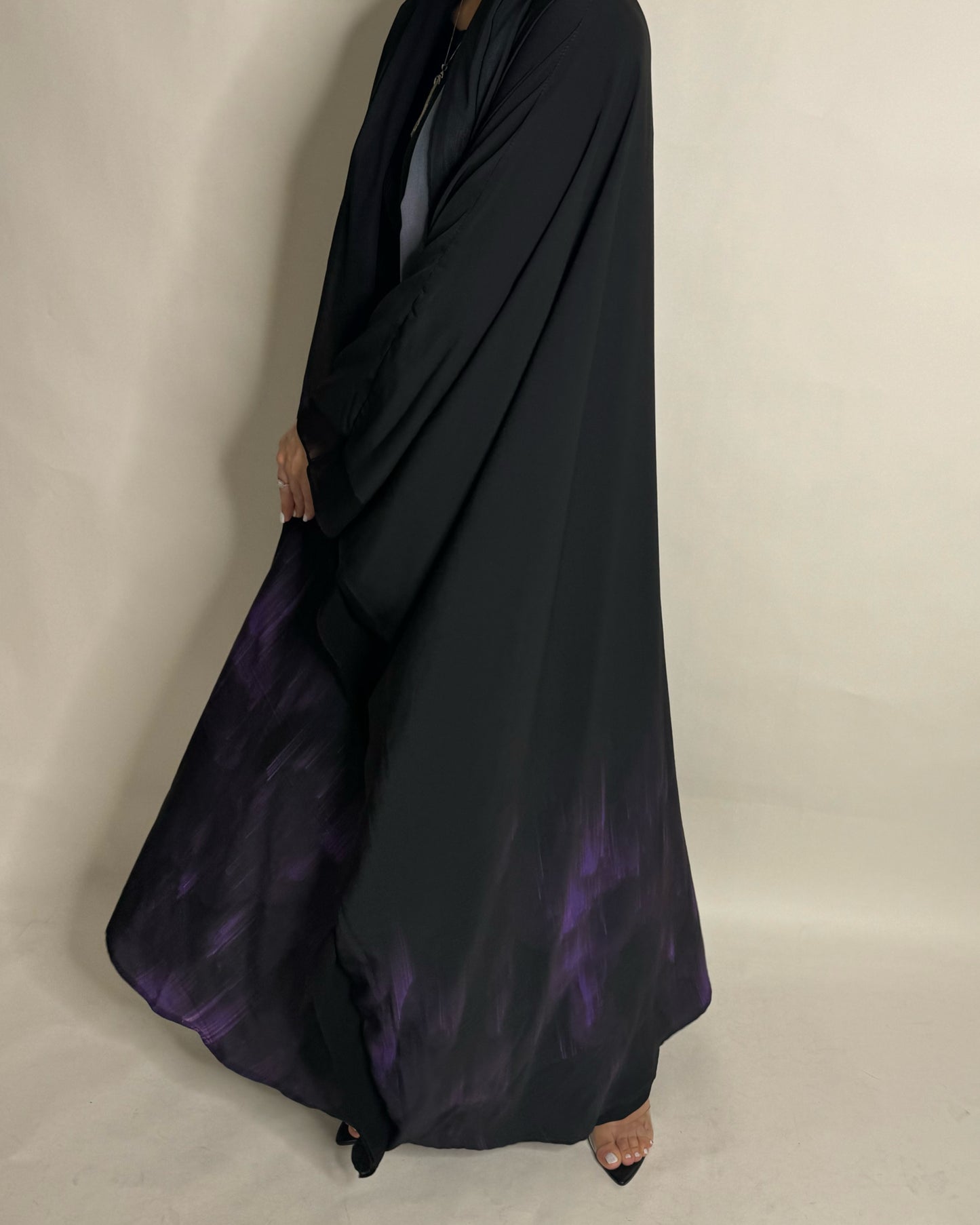 Purple Sky Abaya (READY TO SHIP)