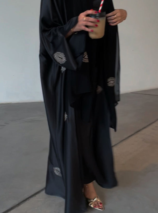 Eye Abaya (READY TO SHIP)