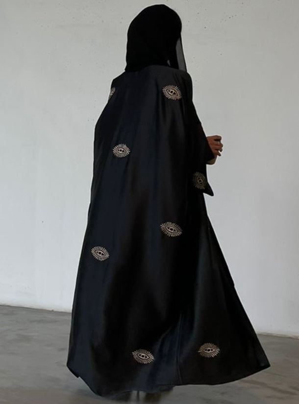 Eye Abaya (READY TO SHIP)