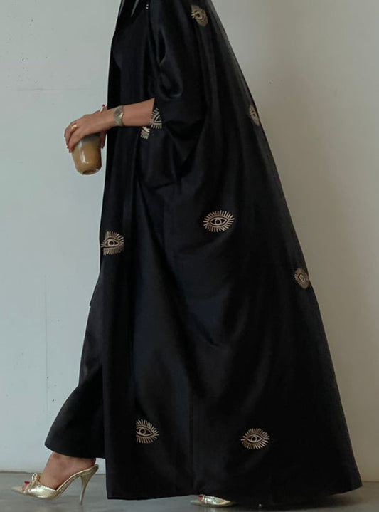 Eye Abaya (READY TO SHIP)