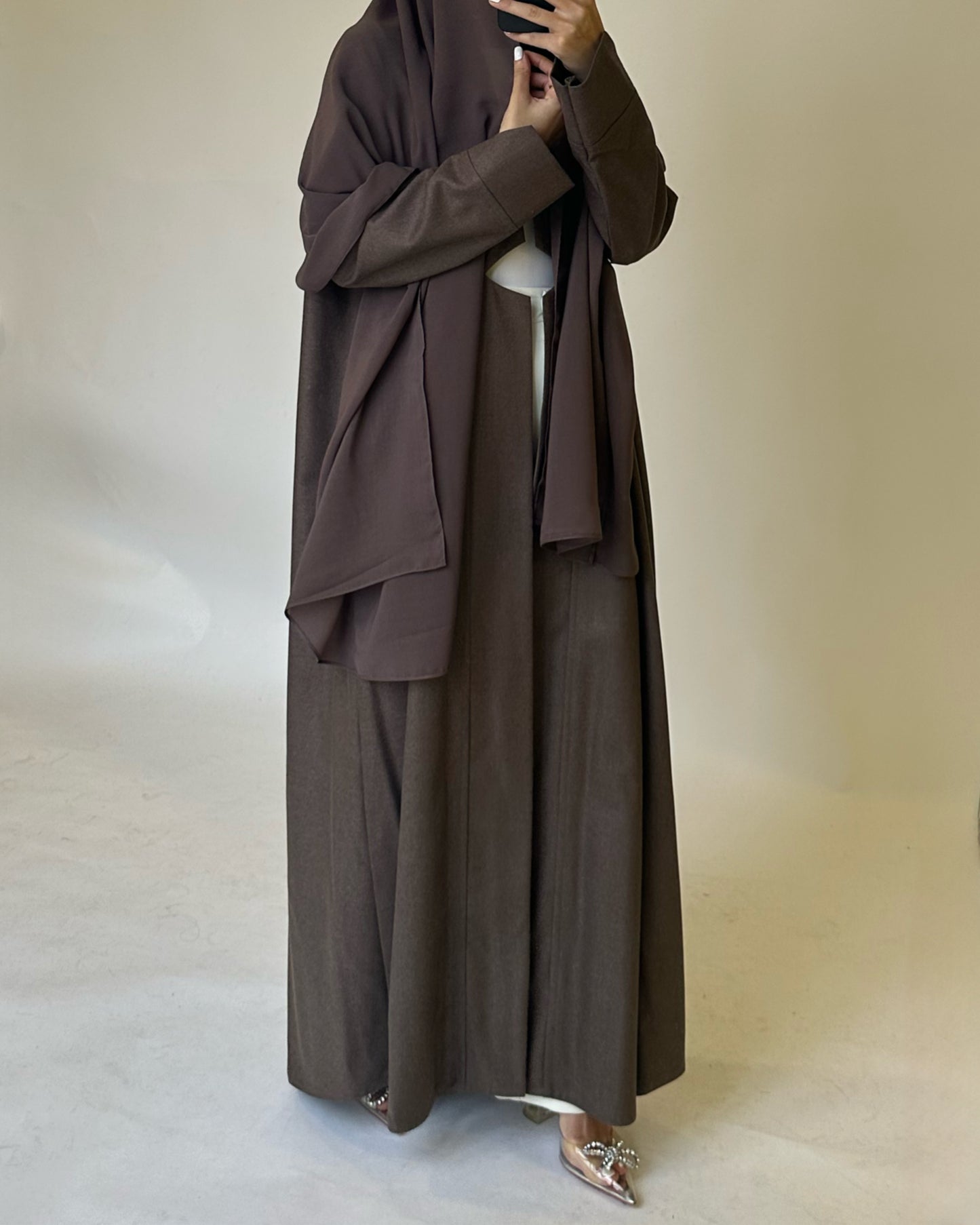 A146 - Winter Brown Abaya