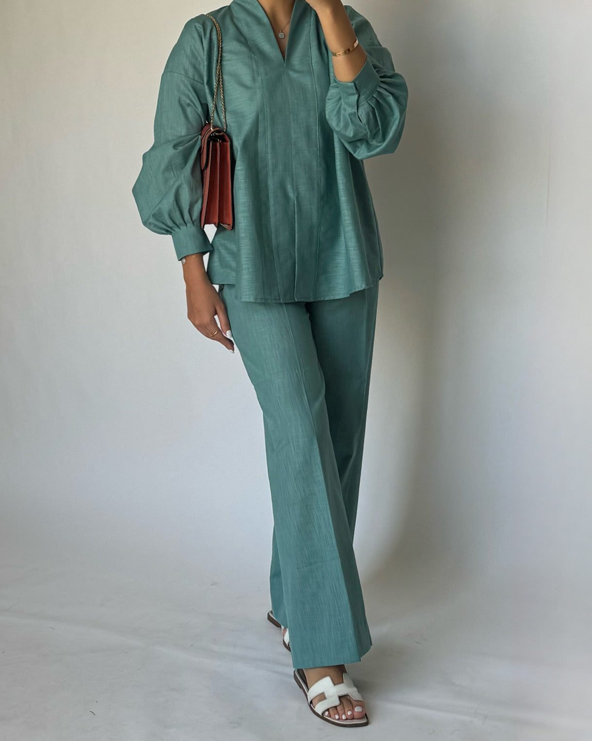 A193 - Blue Summer Linen Set