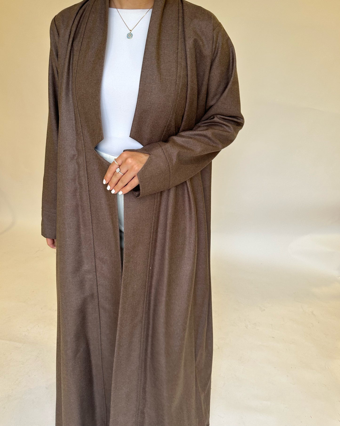 A146 - Winter Brown Abaya