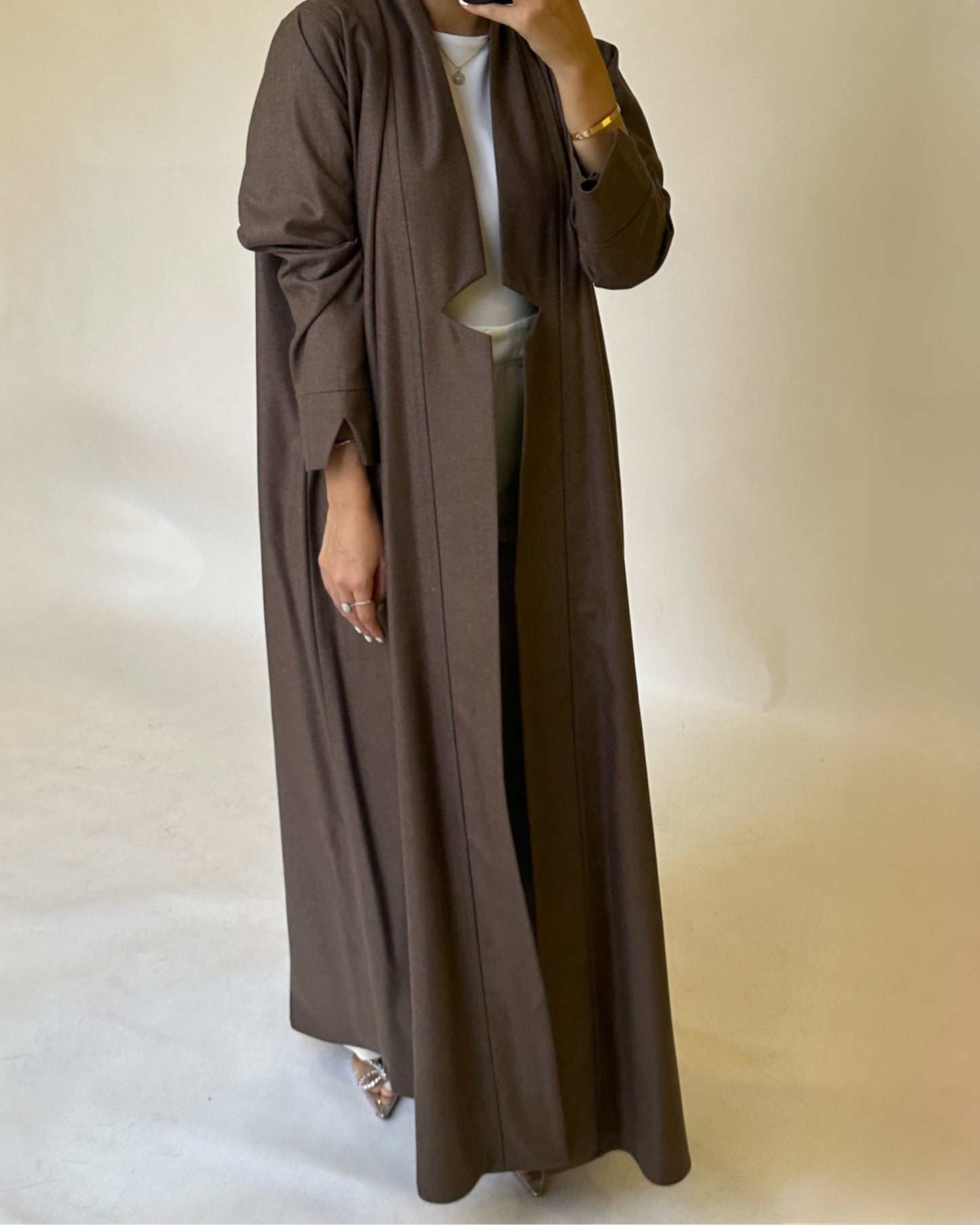 A146 - Winter Brown Abaya