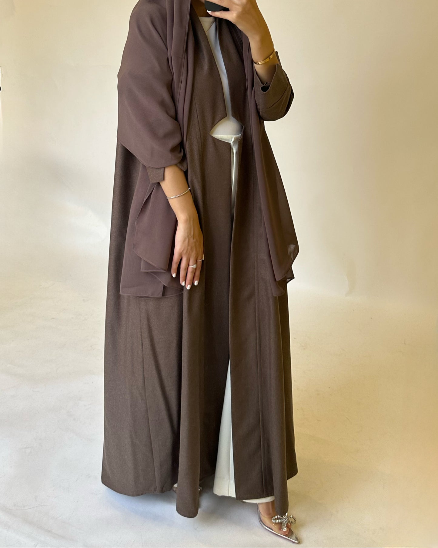 A146 - Winter Brown Abaya