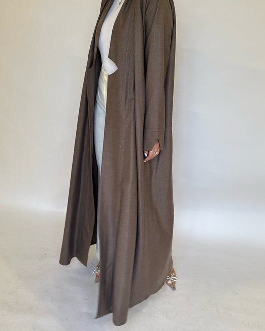 A146 - Winter Brown Abaya