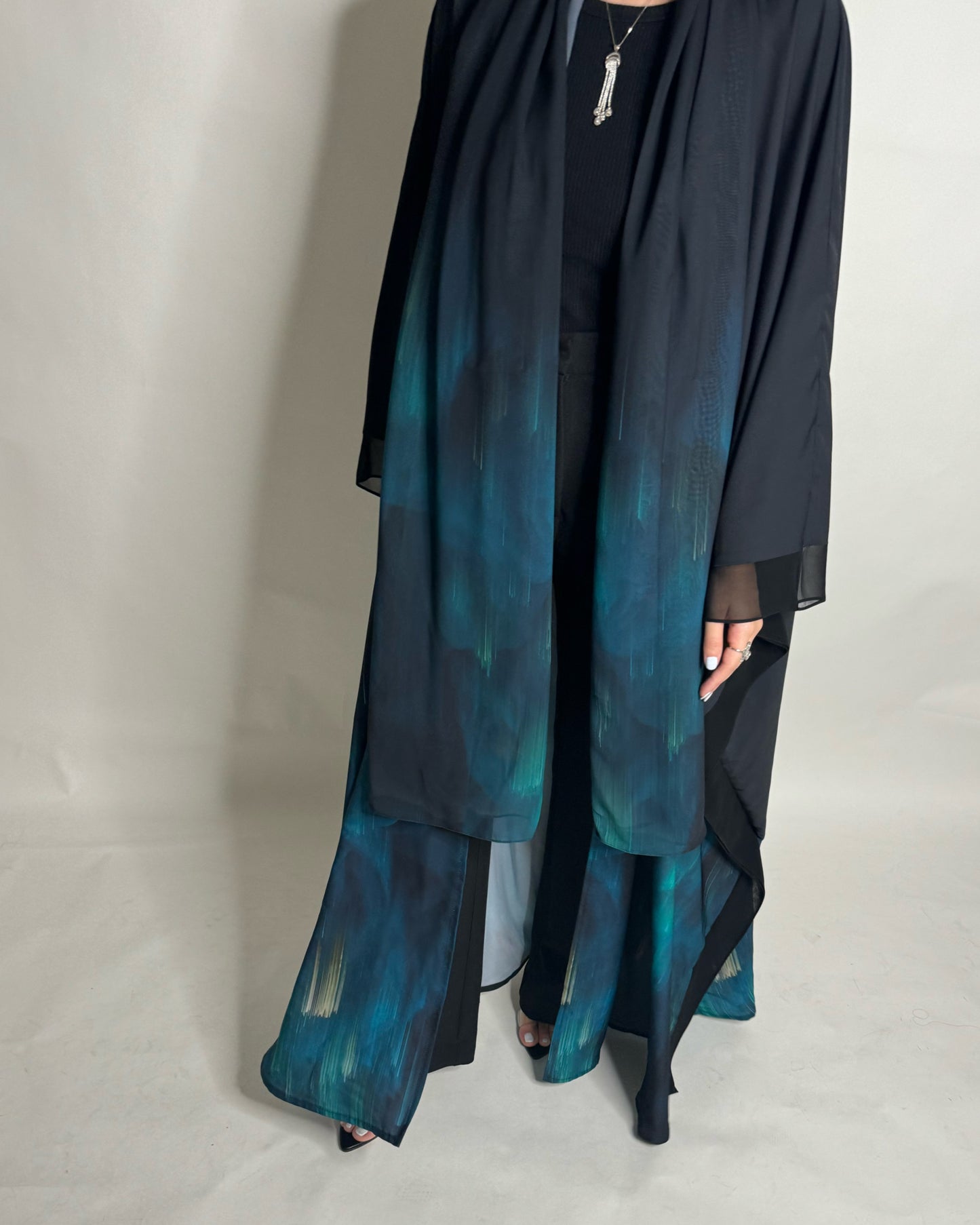 Blue Sky Abaya (READY TO SHIP)