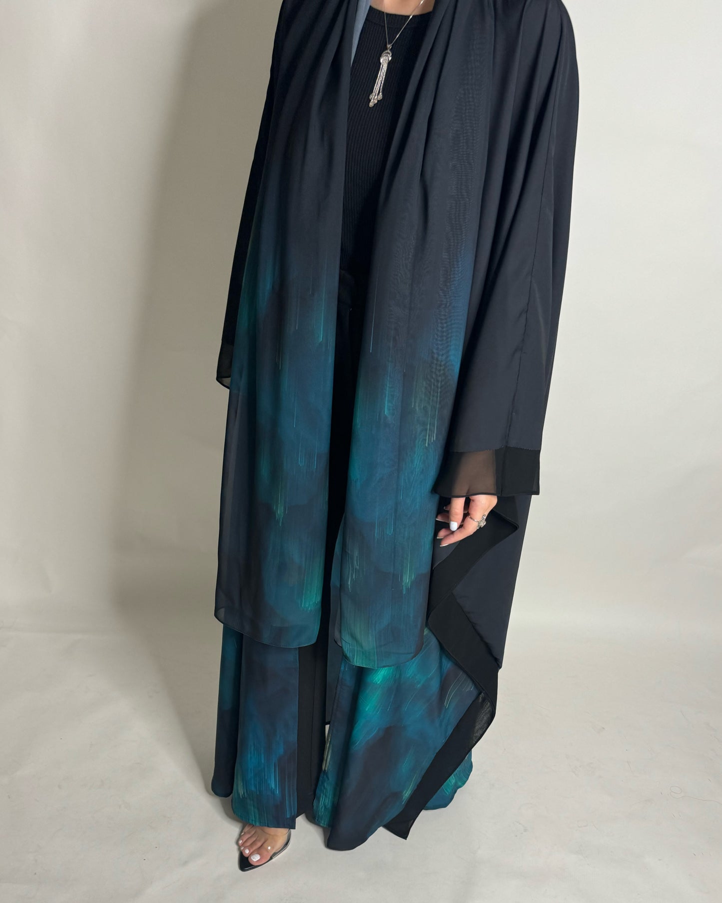 Blue Sky Abaya (READY TO SHIP)