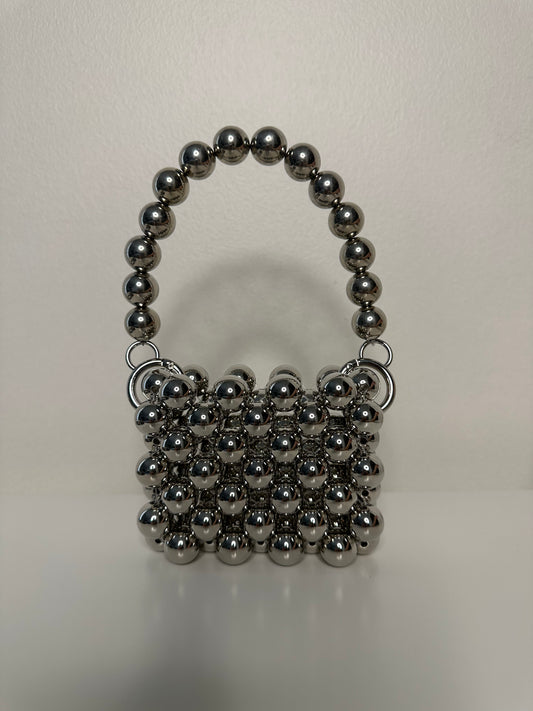 Metal Beads Crossbody Bag