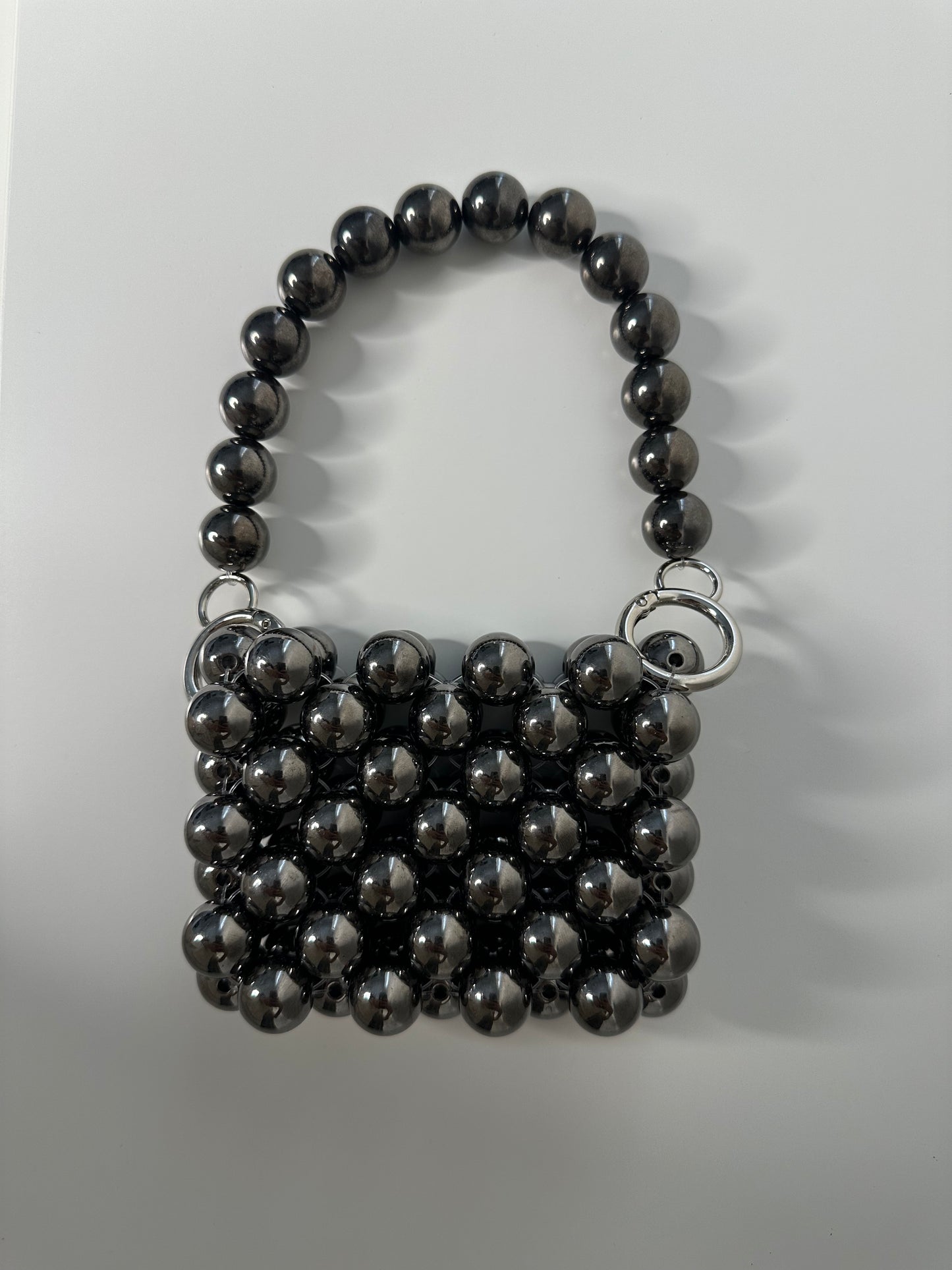 Metal Beads Crossbody Bag