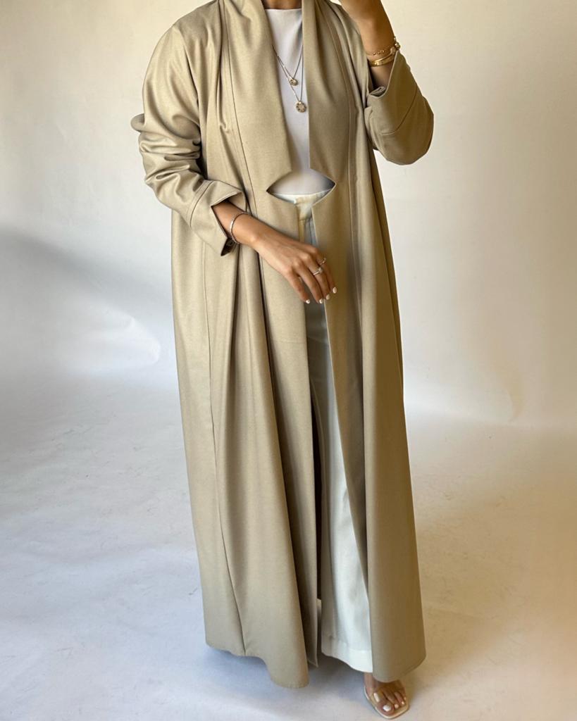 A142 - Winter Cream Abaya