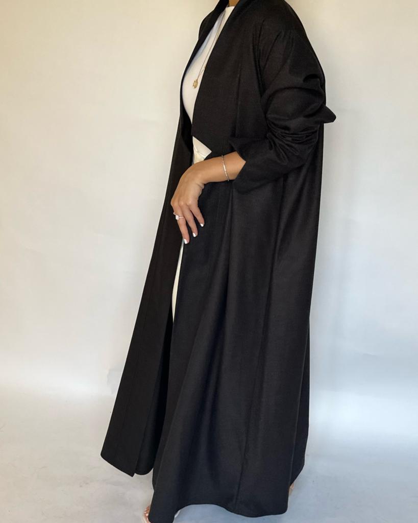 A143 - Winter Dark Brown Abaya