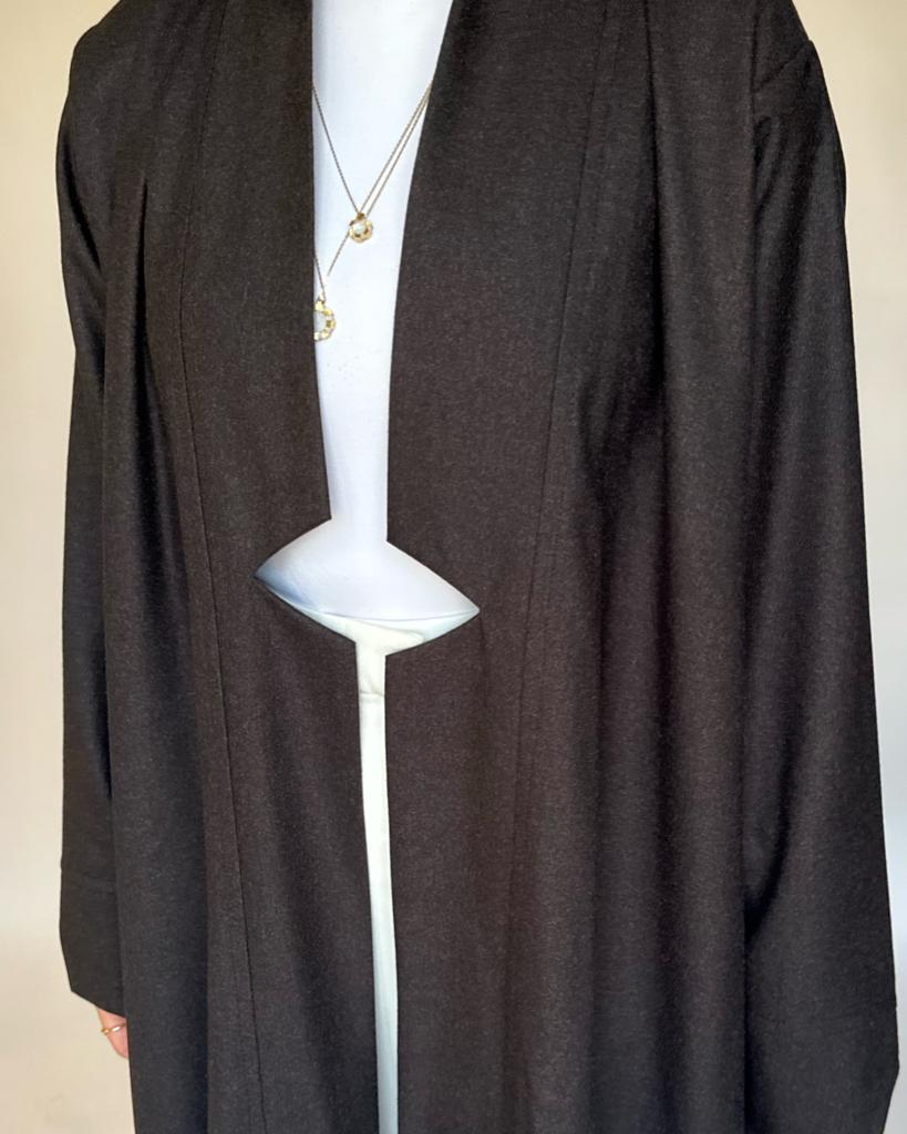 A143 - Winter Dark Brown Abaya