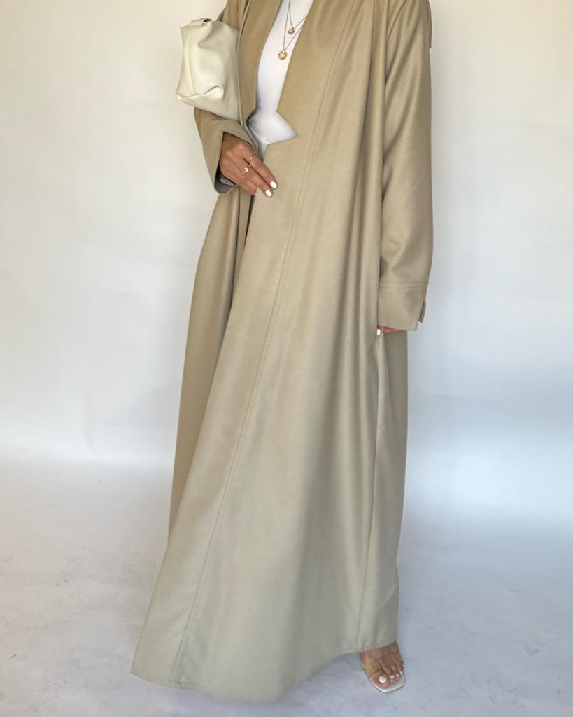 A142 - Winter Cream Abaya