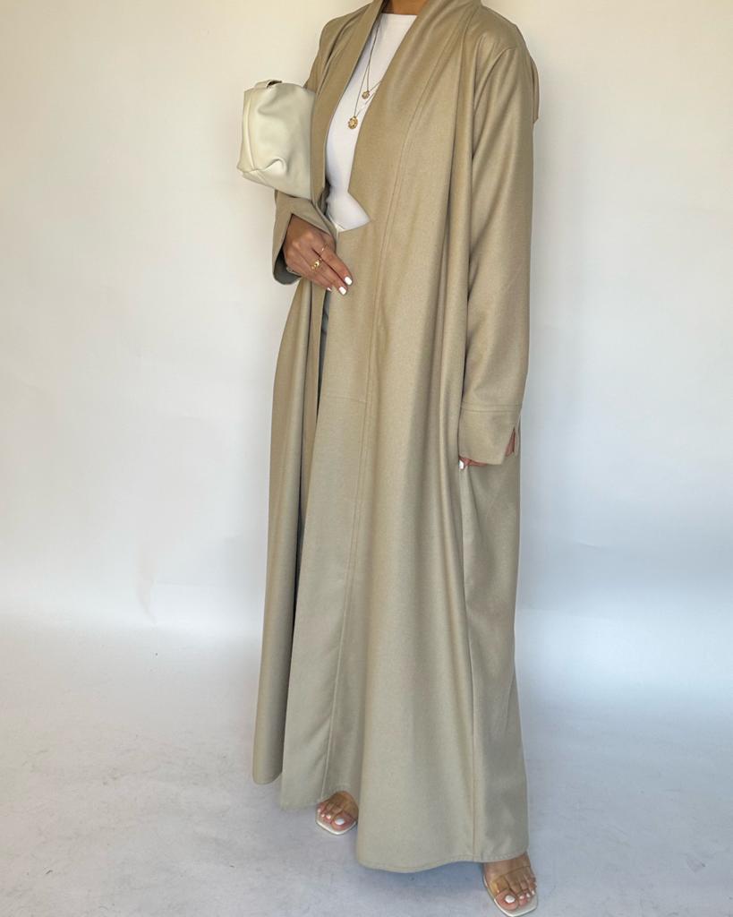 A142 - Winter Cream Abaya