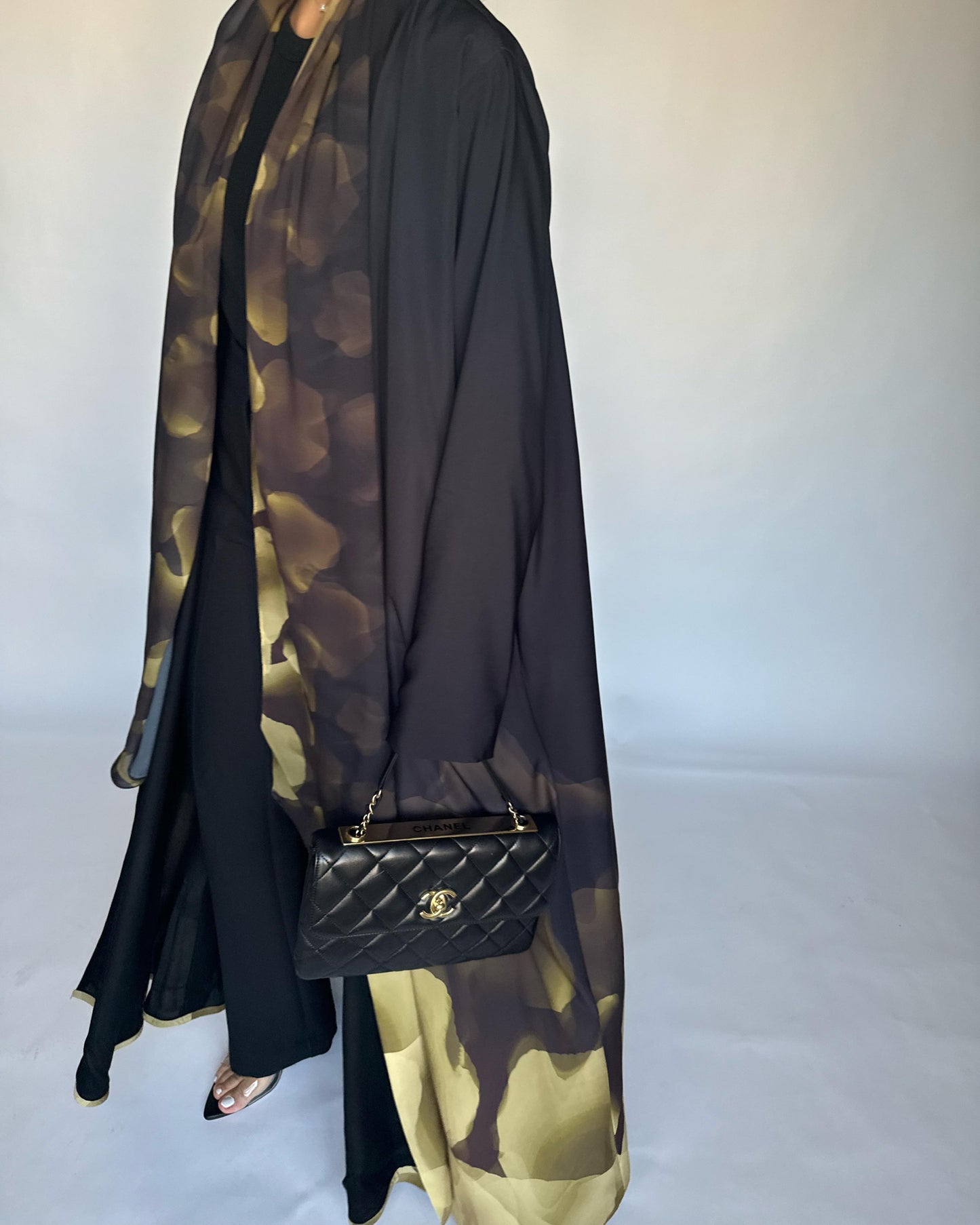 A263 -  Black & Yellow Daily Abaya