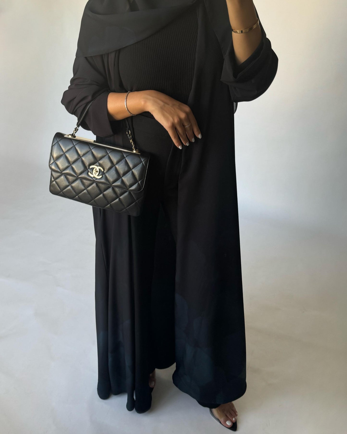 A265 -  Black & Blue Daily Abaya