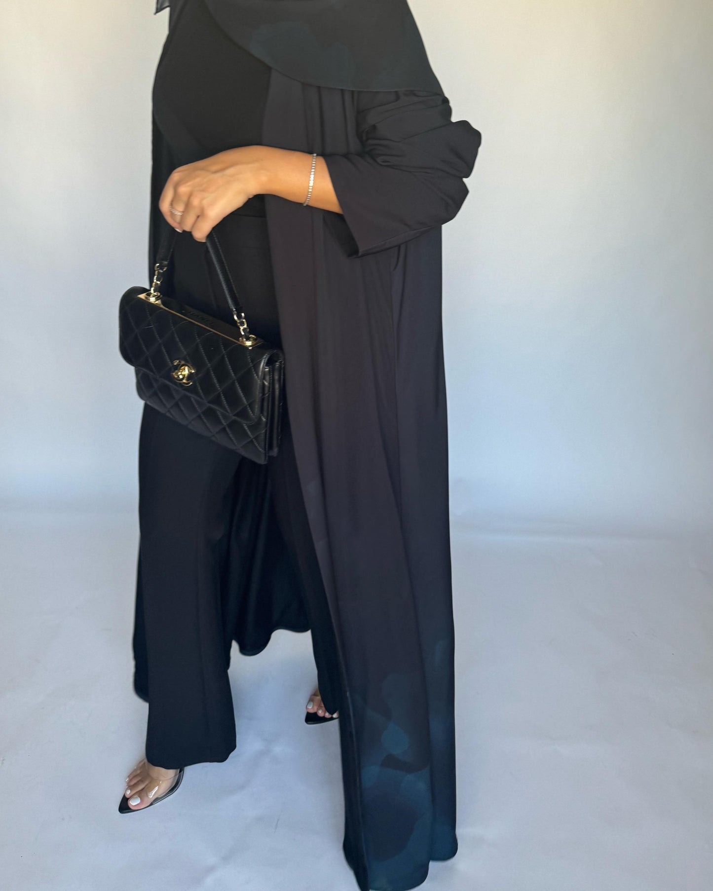 A265 -  Black & Blue Daily Abaya