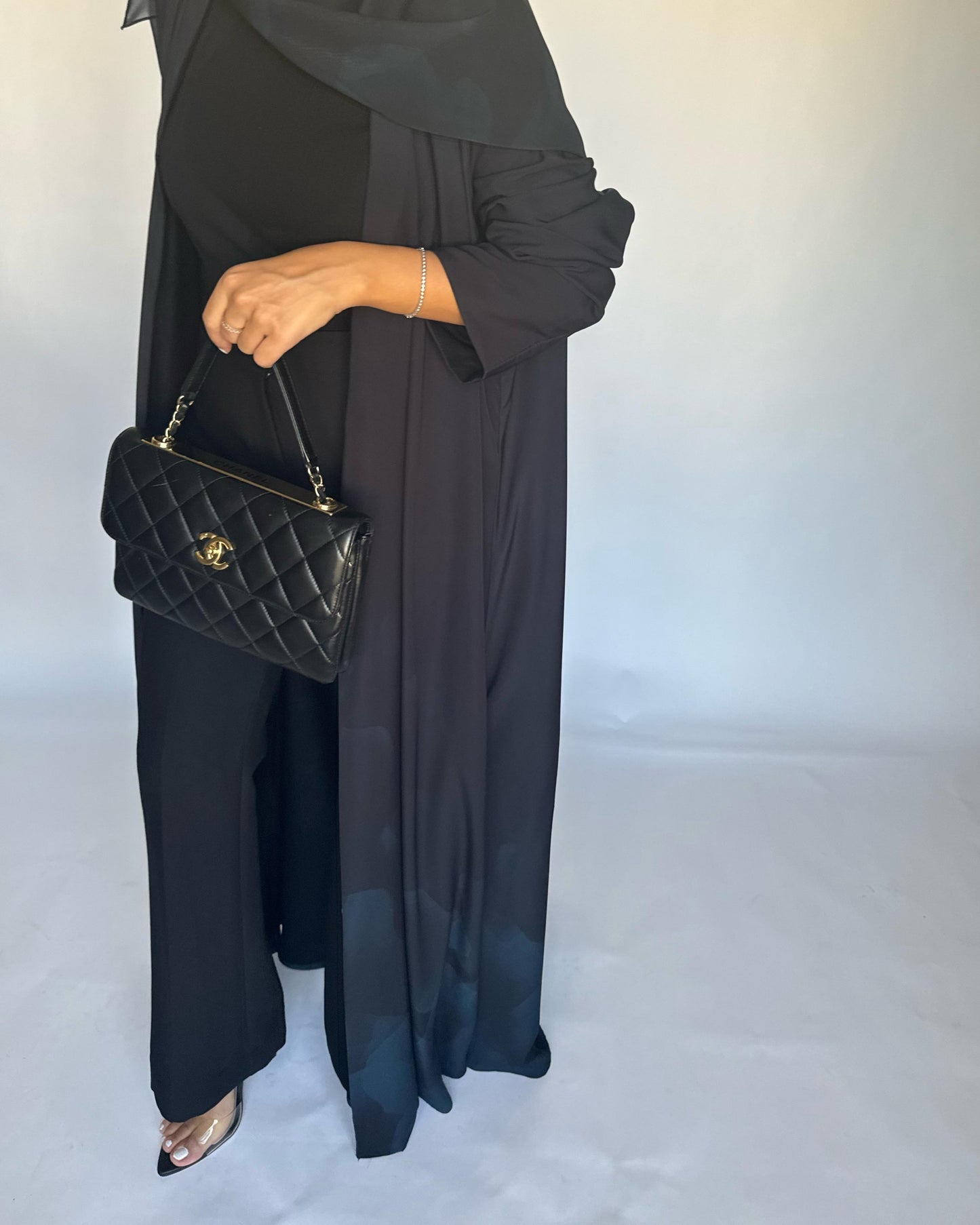 A265 -  Black & Blue Daily Abaya