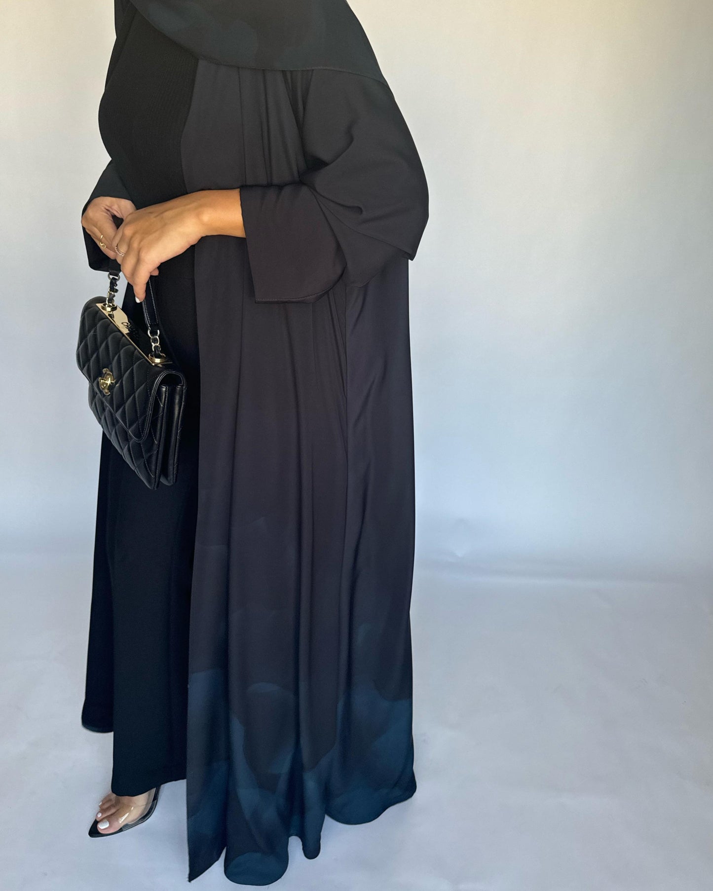 A265 -  Black & Blue Daily Abaya