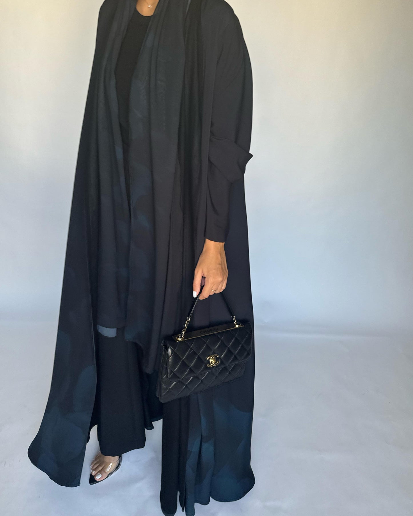 A265 -  Black & Blue Daily Abaya