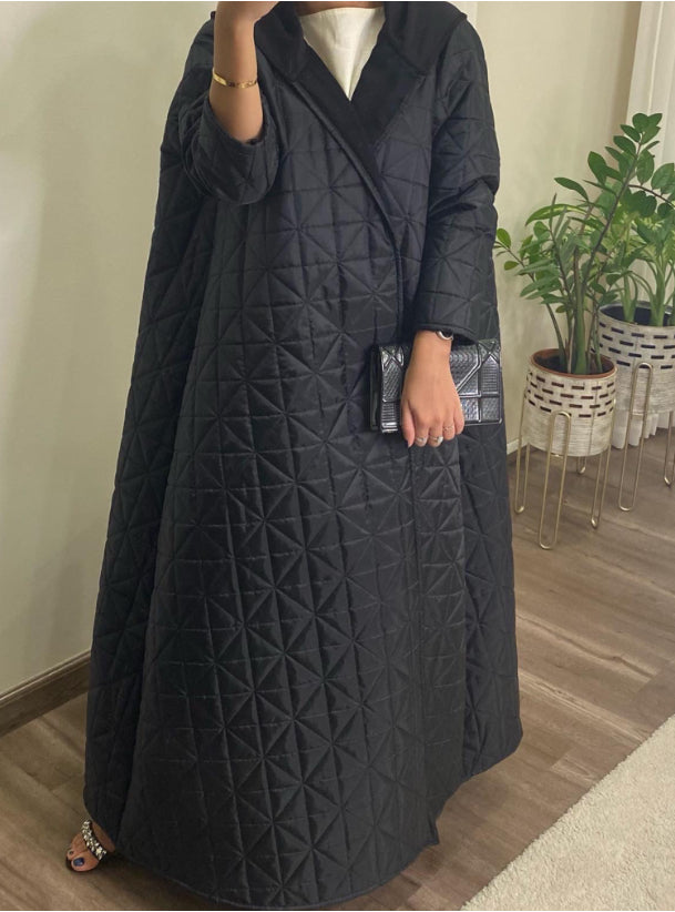 A009 - Hooded Abaya (READY TO SHIP)